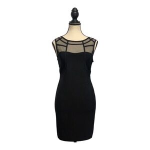 ▪️Ruby Rox Black Mesh Detail Mini Dress▪️